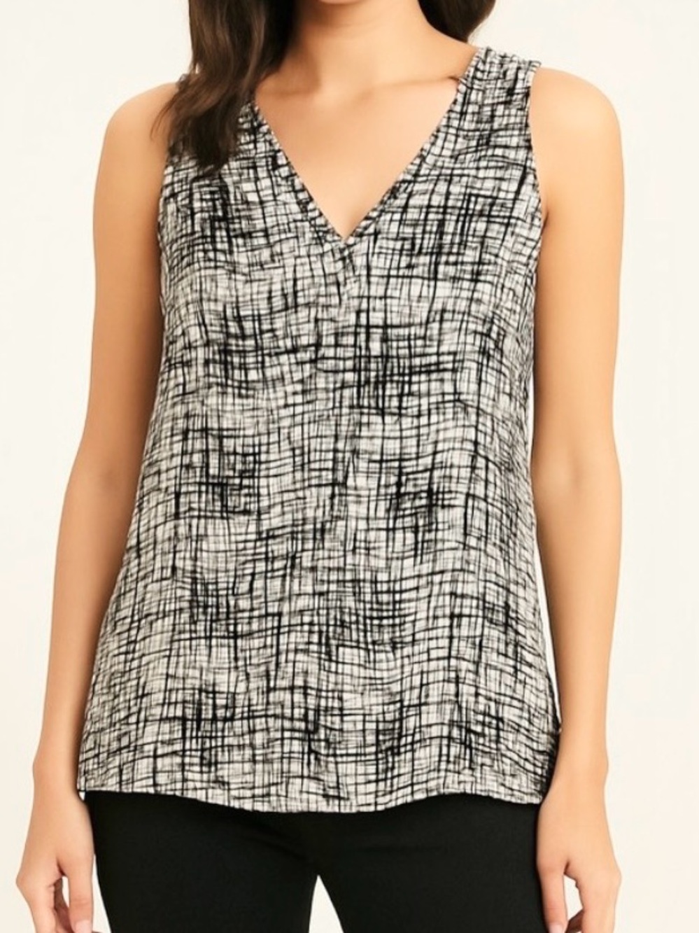 Parker SILK & Lace Sleeveless Top